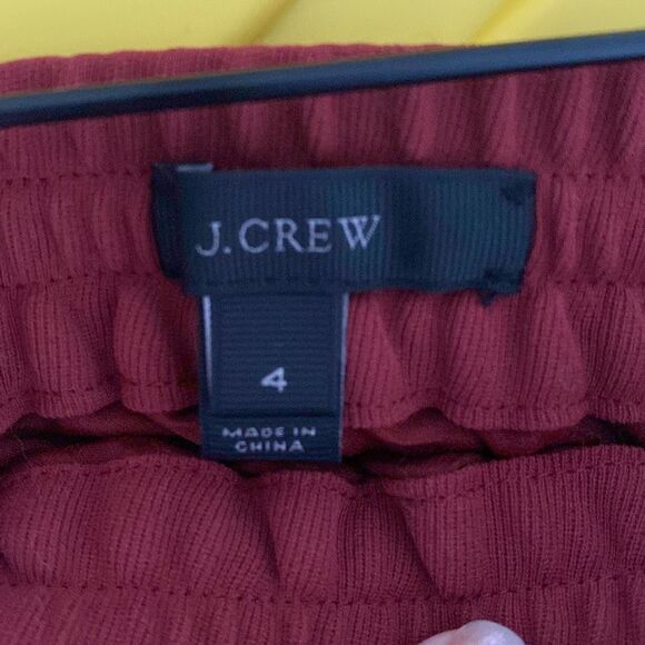 J. Crew Drapey Double-Twill Skirt 4 Copper Pull On‎ Adjustable - Picture 5 of 5